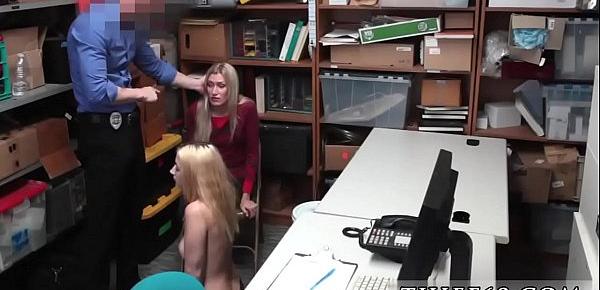  Blonde teasing cop and border patrol fuck A mother and patron&039;s